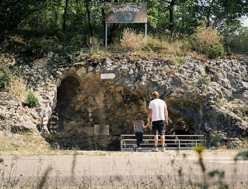 rivière souterraine Labouiche entrée naturelle artificielle nos coeurs voyageurs