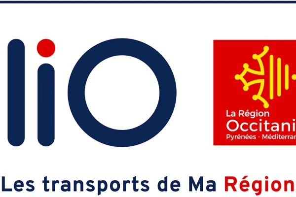 Logotip de les llançadores LiO de la Regió d'Occitània