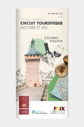 Couverture brochure circuit Histoire et Vin